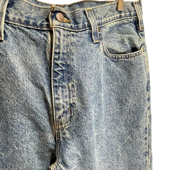 Vintage Carhartt Men Jeans Relaxed Fit 38X34 Blue Denim B460LVB Straight Leg - Picture 8 of 13